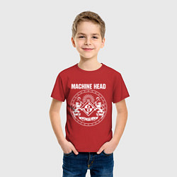Футболка хлопковая детская Machine Head MCMXCII, цвет: красный — фото 2
