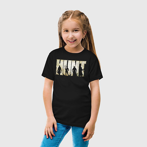 Детская футболка Hunt: Showdown Logo / Черный – фото 4