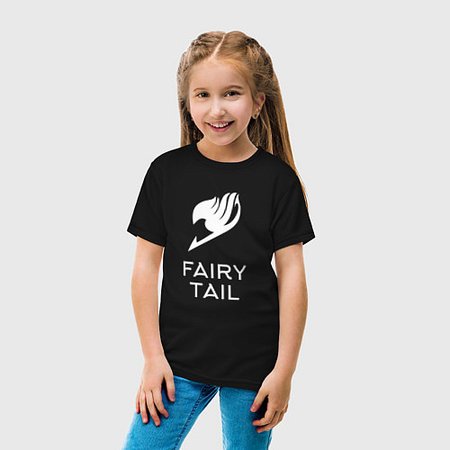 Детская футболка Fairy Tail / Черный – фото 4