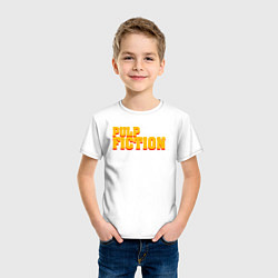 Футболка хлопковая детская Pulp Fiction, цвет: белый — фото 2
