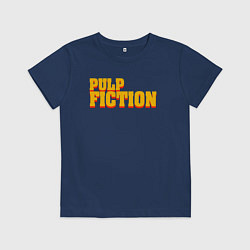 Футболка хлопковая детская Pulp Fiction, цвет: тёмно-синий