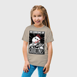 Футболка хлопковая детская Убийца гоблинов 9, цвет: миндальный — фото 2