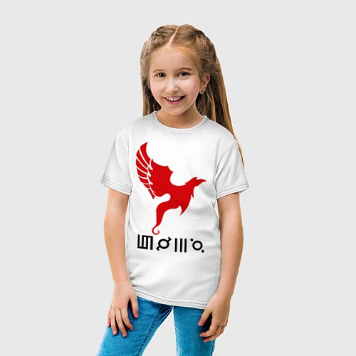 Детская футболка 30 STM: Bird / Белый – фото 4