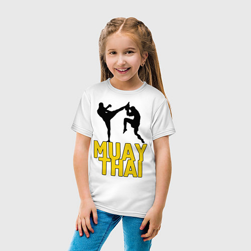 Детская футболка Muay Thai / Белый – фото 4