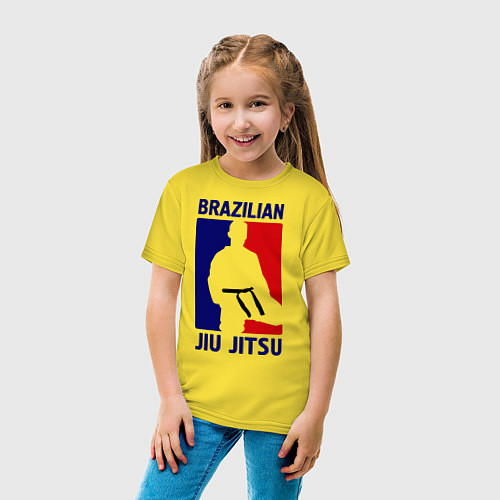 Детская футболка Brazilian Jiu jitsu / Желтый – фото 4