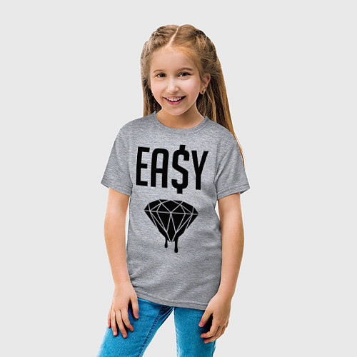 Детская футболка Easy Diamond / Меланж – фото 4