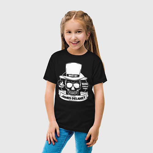Детская футболка Taboo: James Delaney / Черный – фото 4