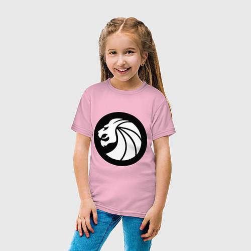 Детская футболка Seven Lions / Светло-розовый – фото 4