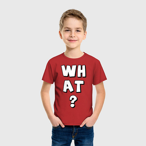 Детская футболка WH-AT / Красный – фото 3