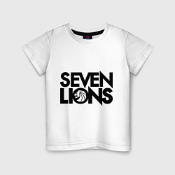 Футболка хлопковая детская 7 Lions цвета белый — фото 1