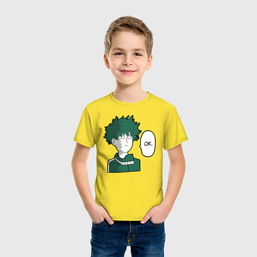 Детская футболка Hero / Желтый – фото 3