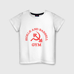 Детская футболка Sickle & Barbell: Gym