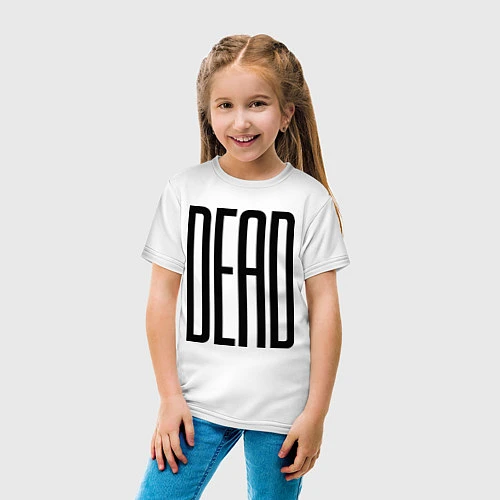 Детская футболка Long Dead / Белый – фото 4
