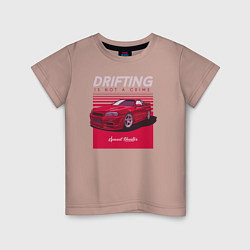 Детская футболка Drifting is not a Crime