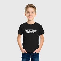 Футболка хлопковая детская Need for Speed, цвет: черный — фото 2