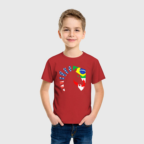 Детская футболка Cs:go - Liquid Team 2019 / Красный – фото 3