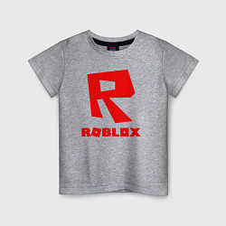Футболка хлопковая детская ROBLOX, цвет: меланж