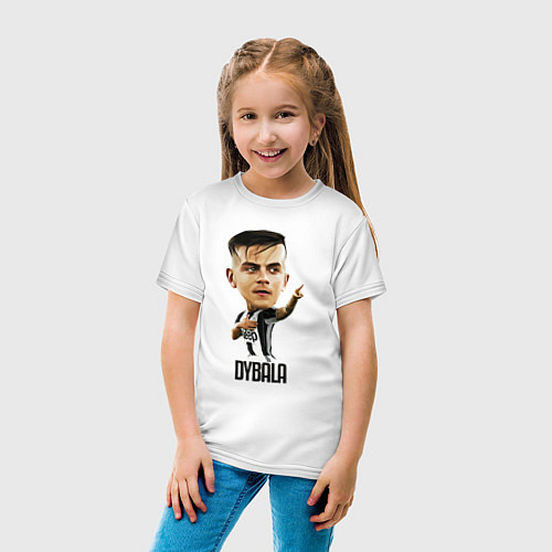 Детская футболка Dybala / Белый – фото 4