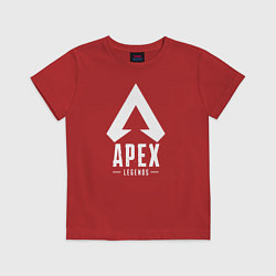 Футболка хлопковая детская Apex Legends, цвет: красный