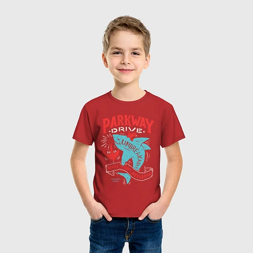 Детская футболка Parkway Drive: Unbreakable / Красный – фото 3