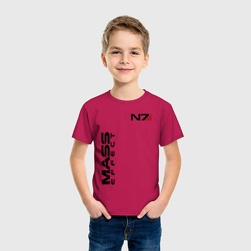 Детская футболка MASS EFFECT N7 / Маджента – фото 3