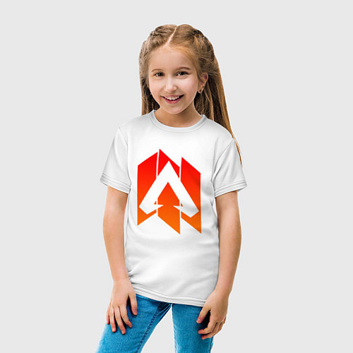 Детская футболка Apex Legends: Symbol / Белый – фото 4