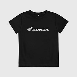 Футболка хлопковая детская HONDA, цвет: черный