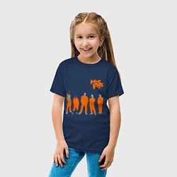 Футболка хлопковая детская Misfits Orange, цвет: тёмно-синий — фото 2