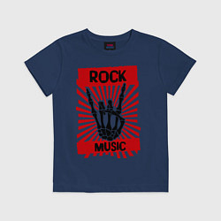 Детская футболка Rock music: bones