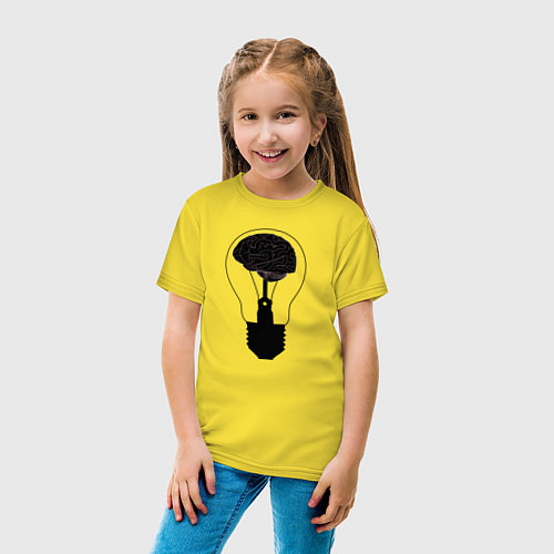 Детская футболка Светлый разум / Желтый – фото 4