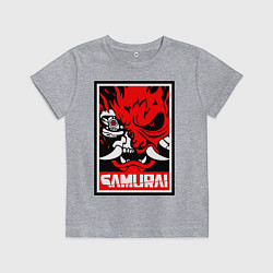 Детская футболка Cyberpunk 2077: Samurai Poster