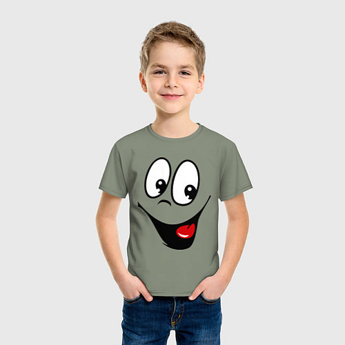 Детская футболка Заразительная улыбка / Авокадо – фото 3