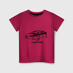 Детская футболка Mitsubishi lancer