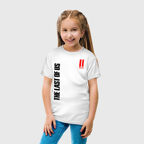 Детская футболка LAST OF US 2 / Белый – фото 4
