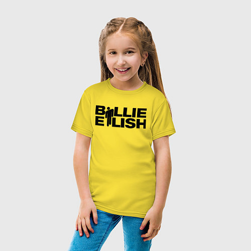 Детская футболка BILLIE EILISH / Желтый – фото 4