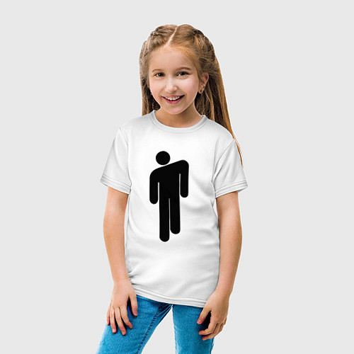 Детская футболка BILLIE EILISH / Белый – фото 4
