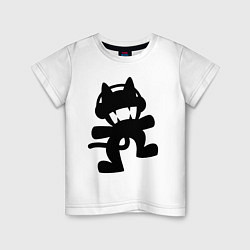 Футболка хлопковая детская MONSTERCAT, цвет: белый