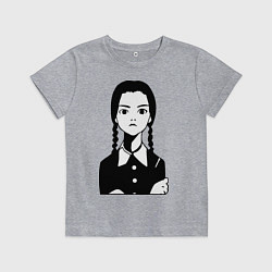 Детская футболка Wednesday Addams