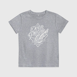 Футболка хлопковая детская Deep Purple: Machine Head, цвет: меланж