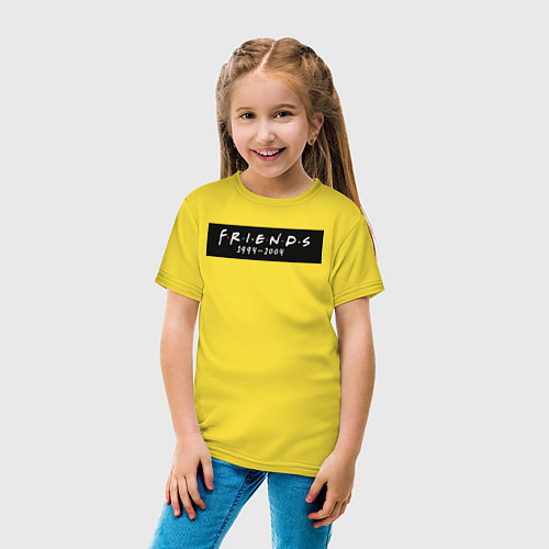 Детская футболка Television Series Friends / Желтый – фото 4