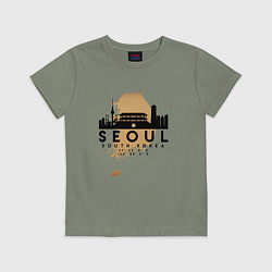 Детская футболка Сеул Южная Корея