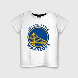 Футболка хлопковая детская GOLDEN STATE WARRIORS 2020, цвет: белый