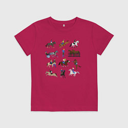 Детская футболка Конный виды спорта