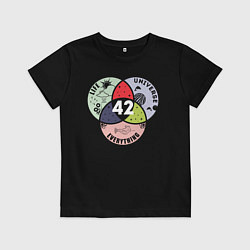 Детская футболка Life Universe Everything