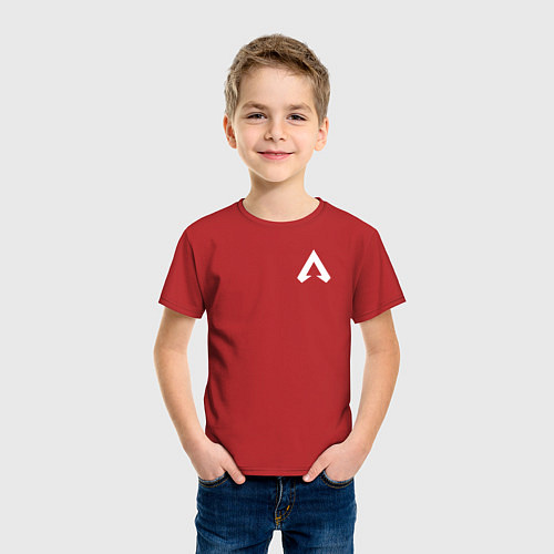 Детская футболка APEX LEGENDS НА СПИНЕ / Красный – фото 3