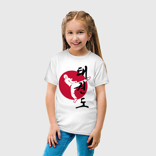 Детская футболка Тхэквондо / Белый – фото 4
