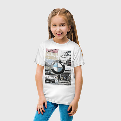 Детская футболка 2002 turbo collage / Белый – фото 4