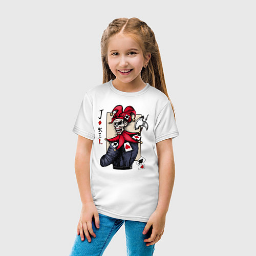 Детская футболка Джокер / Белый – фото 4