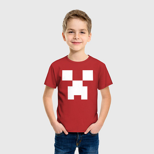 Детская футболка MINECRAFT CREEPER / Красный – фото 3