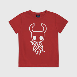 Футболка хлопковая детская Hollow Knight, цвет: красный